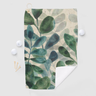 Serviette De Golf Sophistication verdoyante - Feuilles tropicaux
