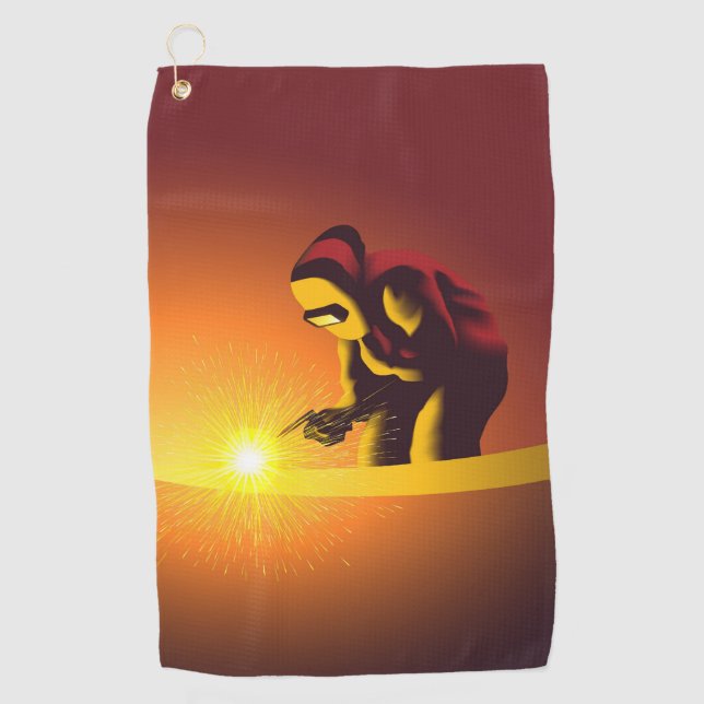 Serviette De Golf Soudage (Devant)