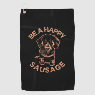 Serviette De Golf Soyez Un Bon Chien De Saucisse