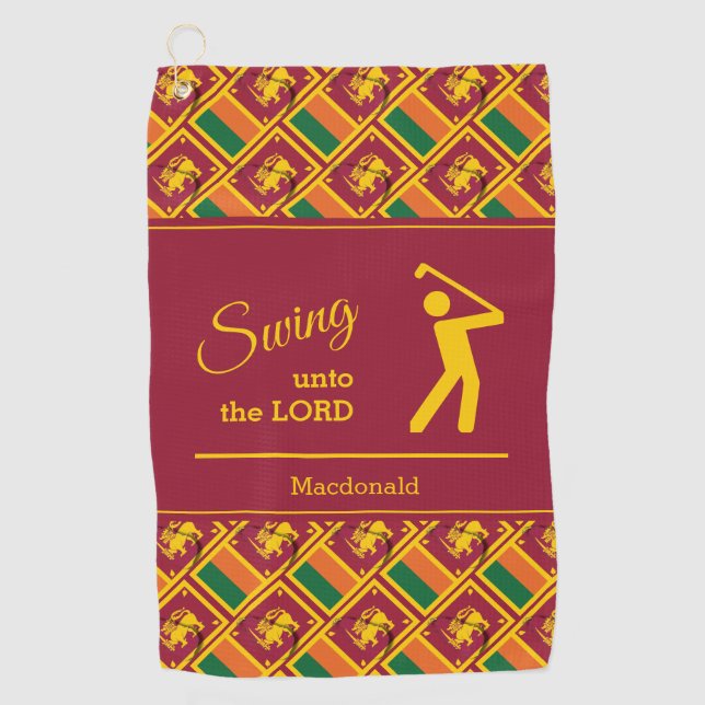 Serviette De Golf SRI LANKA personnalisé (Devant)