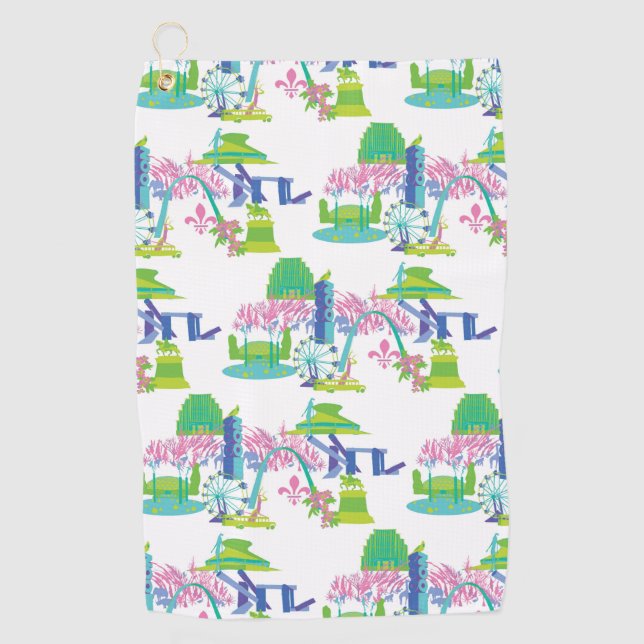 Serviette De Golf St. Louis City Landmark Golf Towel (Devant)