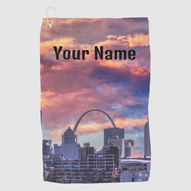 Serviette De Golf St. Louis Sunrise (Devant)