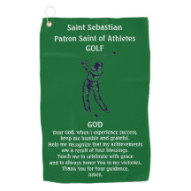 St. Sebastian Patron St. d'Athlètes Golf Catholiqu