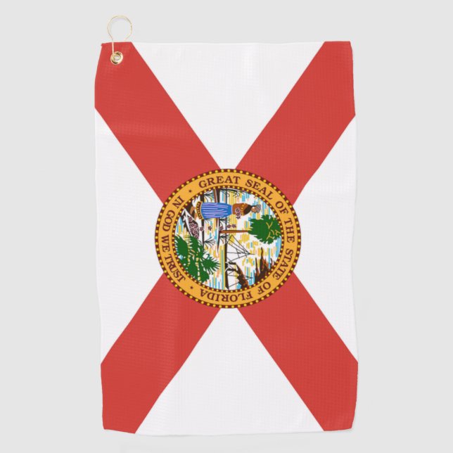 Serviette De Golf State of Florida Golf Towel (Devant)
