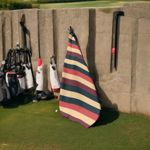 Serviette De Golf Stripes des années 70