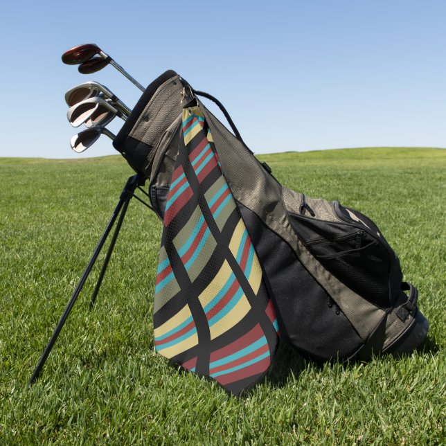 Serviette De Golf Stripes mexicaines Play 2 (Vert)