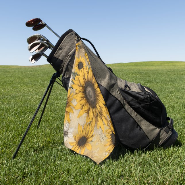 Serviette De Golf Sunflower (Vert)