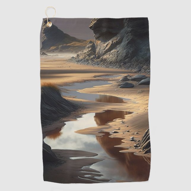 Serviette De Golf Sunset (Devant)