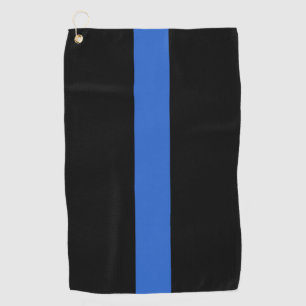 Serviette De Golf Symbole de solidarité de la police sur le drapeau