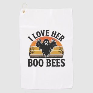 Serviette De Golf T-shirt drôle de Halloween vintage pun abeille fan