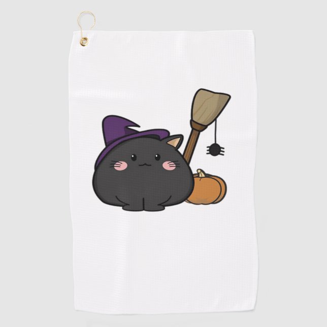 Serviette De Golf T-shirt Halloween surdimensionné (Devant)