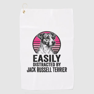 Serviette De Golf T-shirt vintage Jack Russell Terrier facilement di