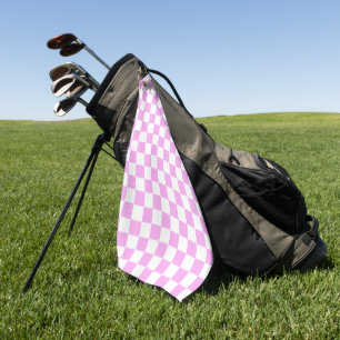 Serviette De Golf Tableau de bord rose rétro