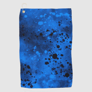 Serviette De Golf Tache de peinture bleue 