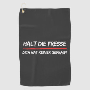 Serviette De Golf Tais-toi, personne ne t'a demandé drôle