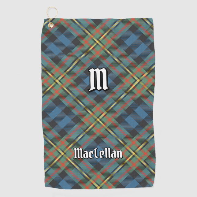 Serviette De Golf Tartan ancien du clan MacLellan (Devant)