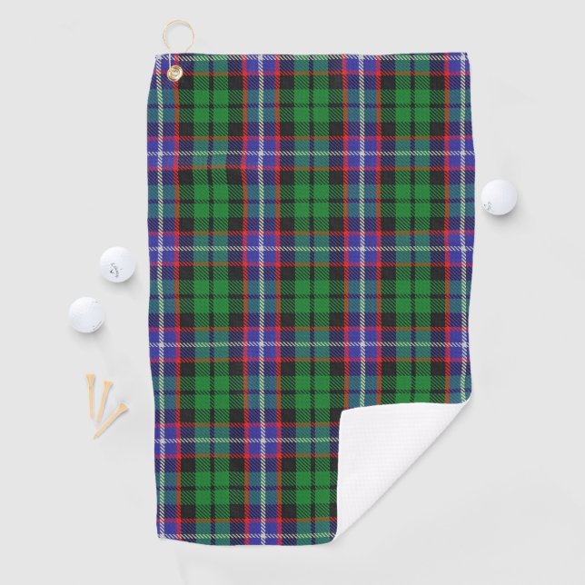 Serviette De Golf Tartan d'écossais de Russell de clan (En situation)