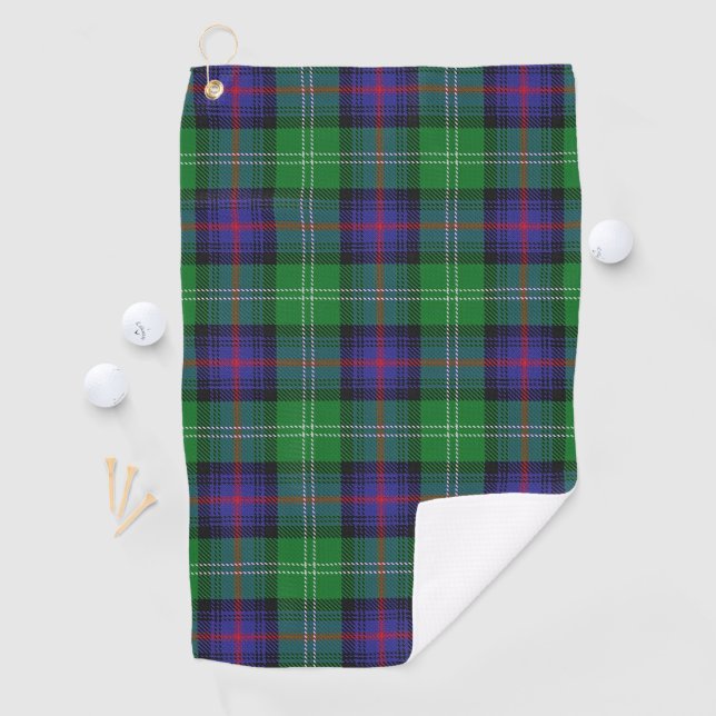 Serviette De Golf Tartan d'écossais de Sutherland de clan (En situation)