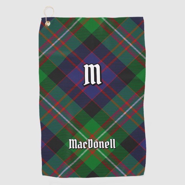 Serviette De Golf Tartan du clan MacDonell de Glengarry (Devant)