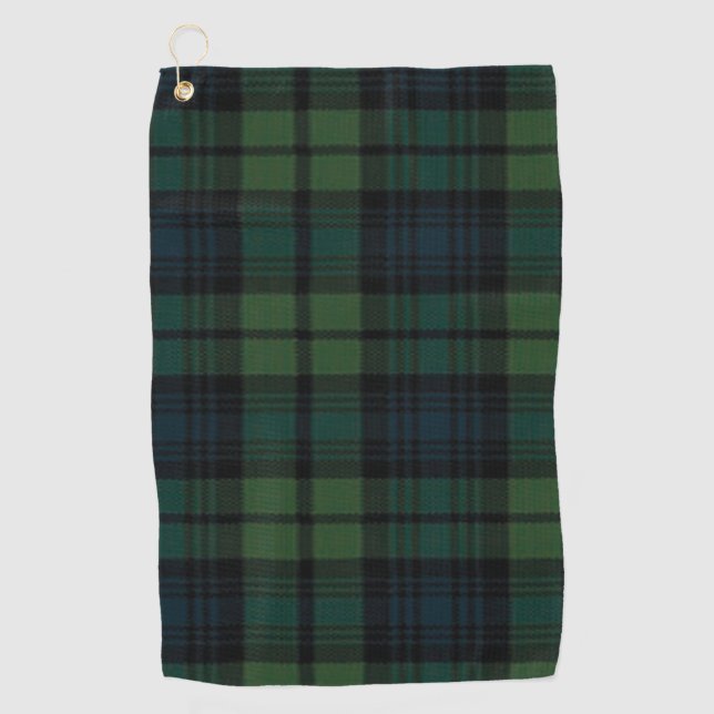 Serviette De Golf Tartan Tartan Golf Towel (Devant)