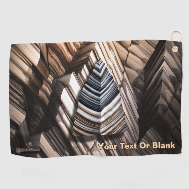 Serviette De Golf Technologie paléolithique (Horizontal)