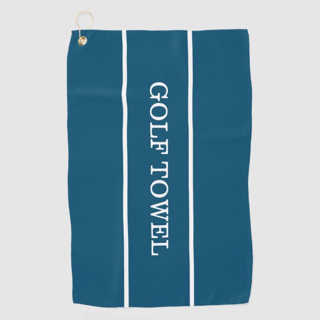 Serviette De Golf Tee Off avec le meilleur papa Golf Towel (Devant)