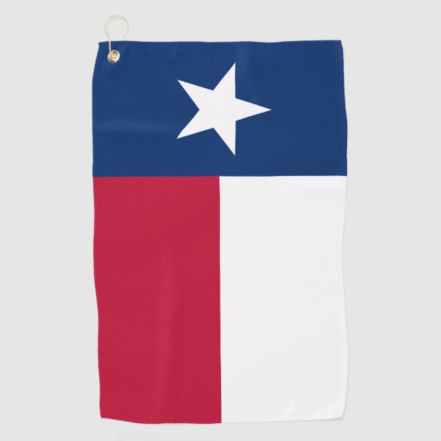 Serviette De Golf Texas Flag & Texas State États États-Unis amateurs (Devant)