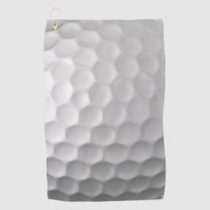 Serviette De Golf Texture de balle de golf blanche gaufree