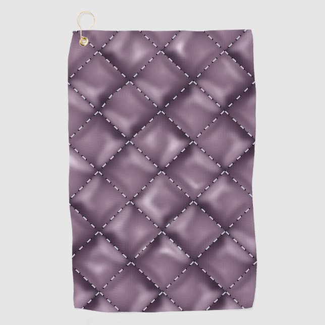 Serviette De Golf Texture de cuir brillant (Devant)