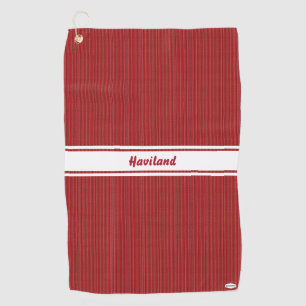 Serviette De Golf Texture rouge Tissu de golf personnalisé HAMbWG