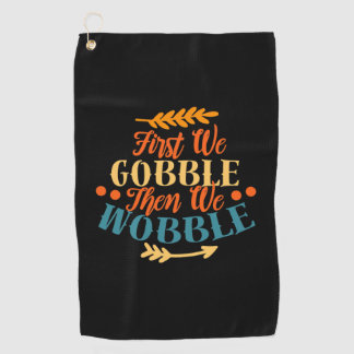 Serviette De Golf Thanksgiving Funny Thanksgiving Fall Autumn Season