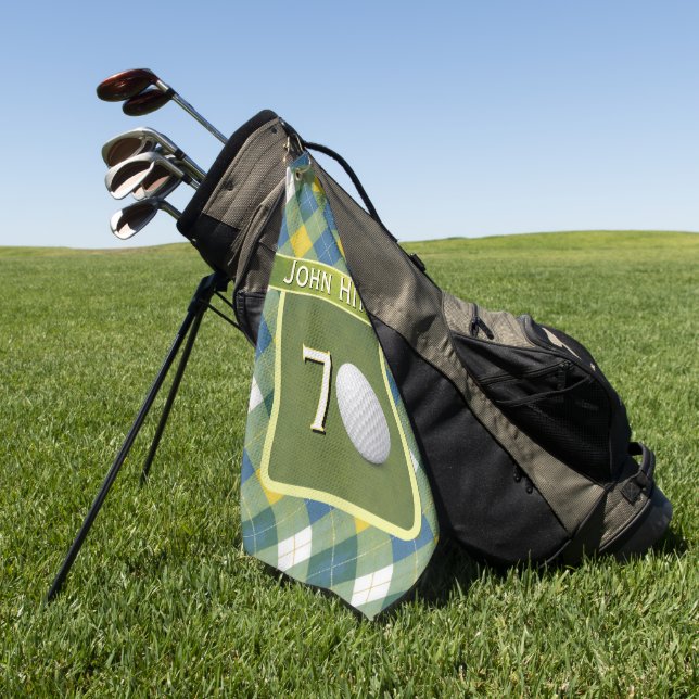 Serviette De Golf Thème de golf / golf / golfeur pour anniversaire (Vert)
