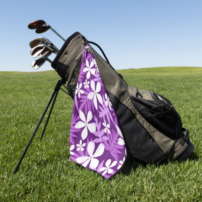 SERVIETTE DE GOLF TIARE (PURPLE) (Vert)