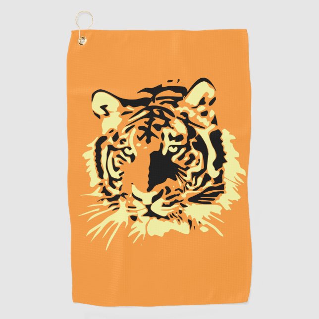 Serviette De Golf Tigre (Devant)
