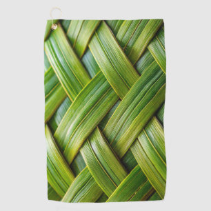 Serviette De Golf Tissage de bambou frais vert
