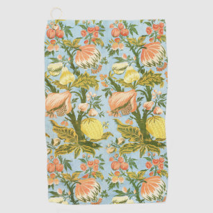 Serviette De Golf Tissu damassé classique baroque floral fruit