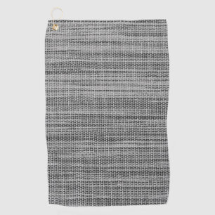 Serviette De Golf Tissu gris Faux Tissu moderne Design Tissu de golf