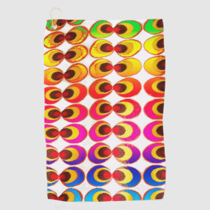 Serviette De Golf Tissu psychédélique
