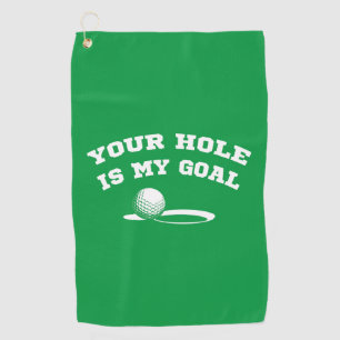 Serviette De Golf Ton trou est mon but drôle de golf pour les amour
