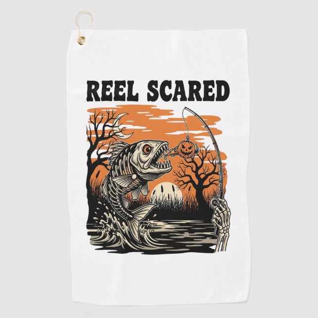 Serviette De Golf Too Ghoul pour l'Halloween scolaire (Devant)