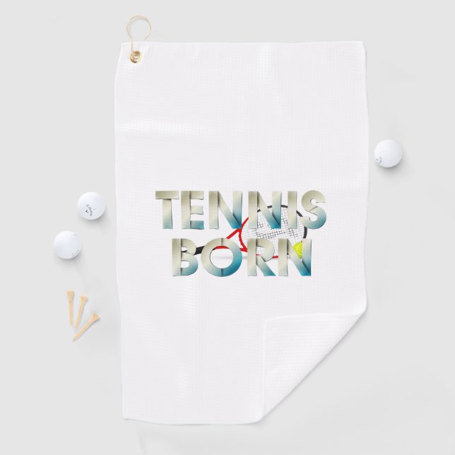 Serviette De Golf TOP Tennis Né (En situation)