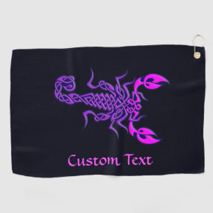Serviette De Golf Torchon de golf violet Celtic Knot
