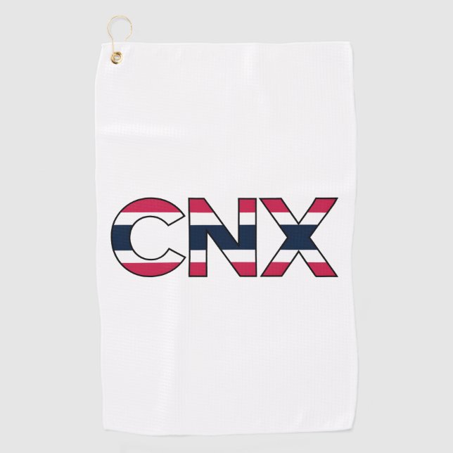 Serviette De Golf Tour de golf CNX (Devant)