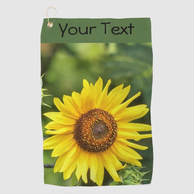 Serviette De Golf Tournesol (Devant)
