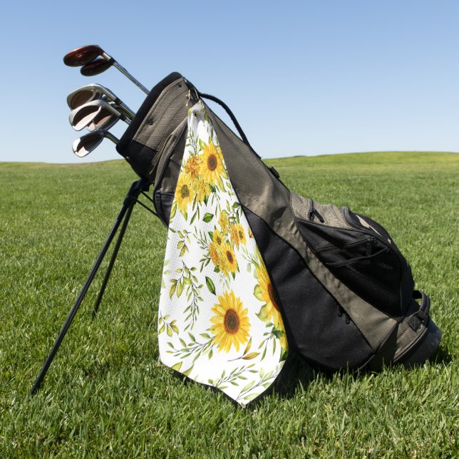 Serviette De Golf Tournesol 8 (Vert)