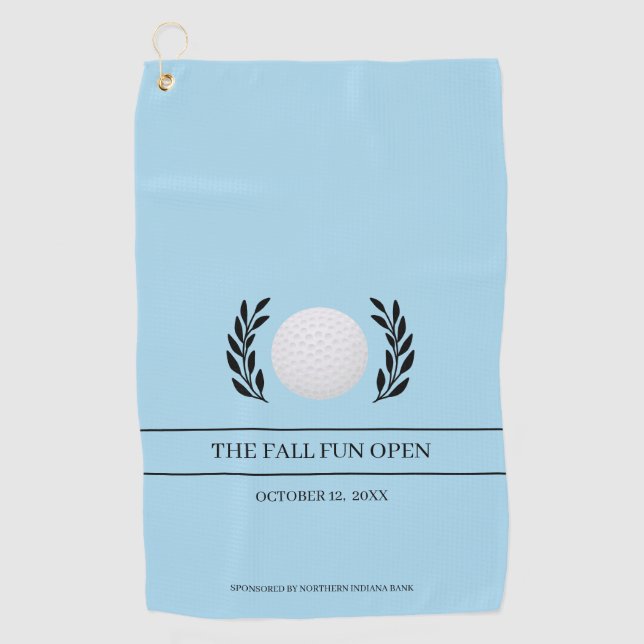 Serviette De Golf Tournoi de Golf Light Blue (Devant)