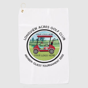 Serviette De Golf Tournoi de swag du club de golf Logo