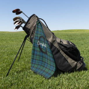 Serviette de golf traditionnelle Clan Campbell Tar