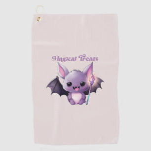 Serviette De Golf Traitements magiques avec Bats mignons