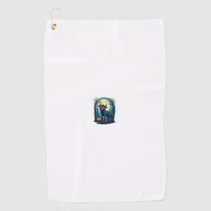 Serviette De Golf Transformation de loup-garou de vache